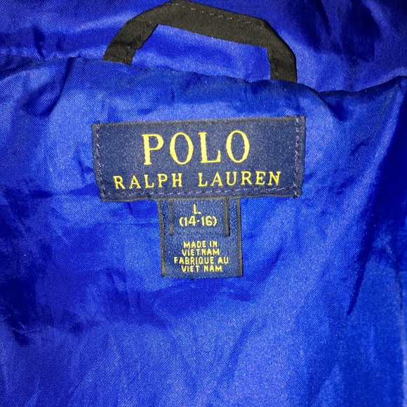 black and blue polo jacket - Picture 3 of 5